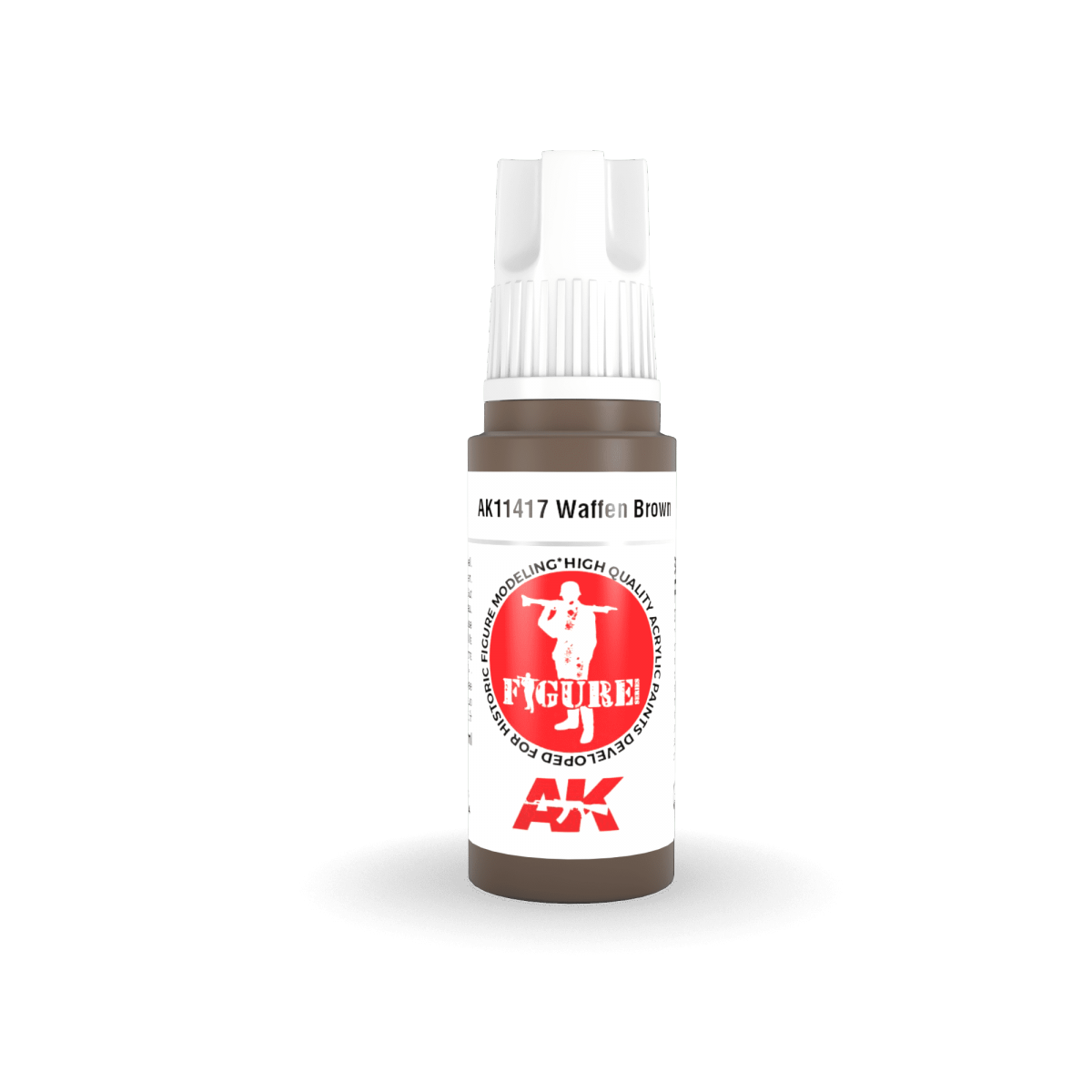 AK Interactive AK11417 Marron Gaufré 17 ml – immagine 2