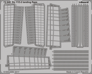 Eduard 72648 Volets d&amp;#39;atterrissage pour 17Z-2 ICM 1/72