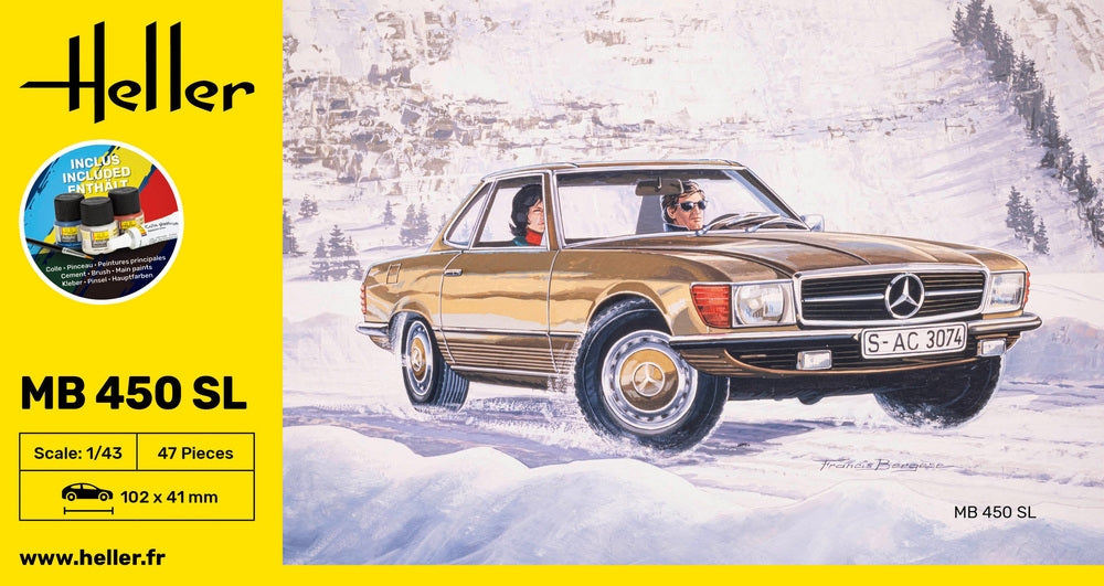 Heller 56171 Kit de démarrage - MB 450 SL 1/43