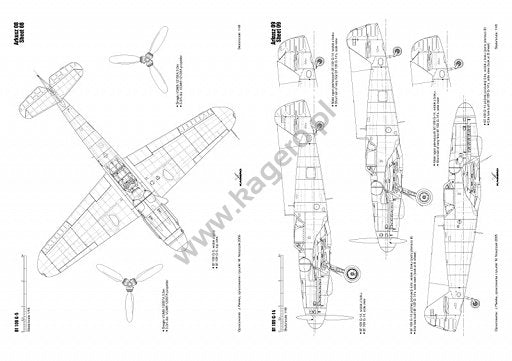Kagero 3022 Bf 109 G/K vol.II (sans décalcomanies) EN/PL  – image 5