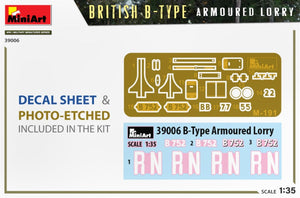 Miniart 39006 CAMION BLINDÉ BRITANNIQUE DE TYPE B 1/35 – Bild 2