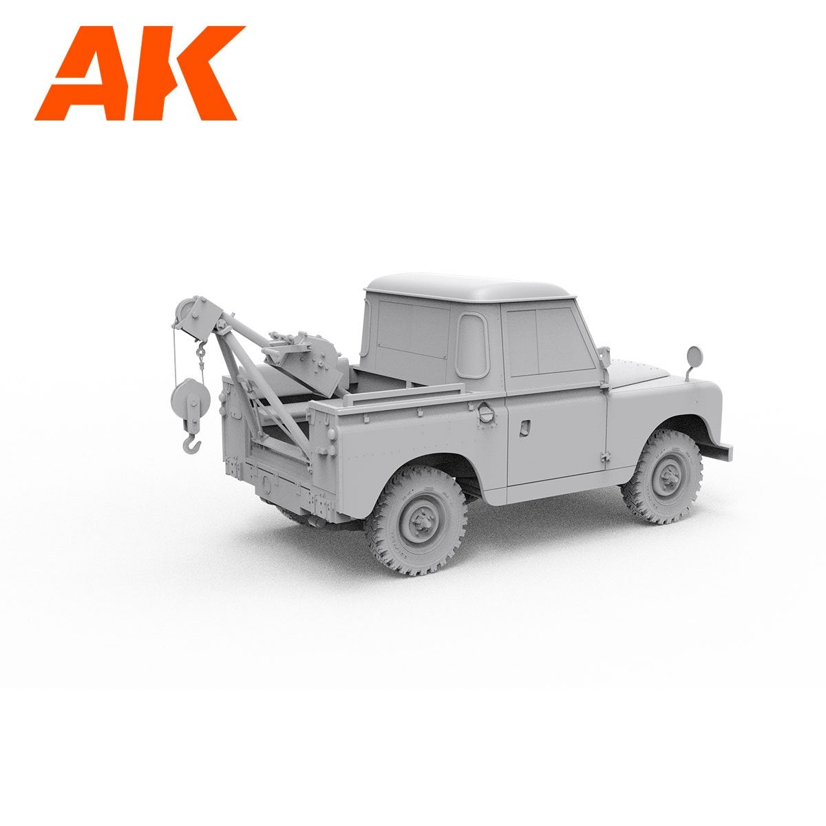 AK Interactive AK35014 LAND ROVER 88 SERIES IIA CRANE-TOW TRUCK 1/35 – zdjęcie 8