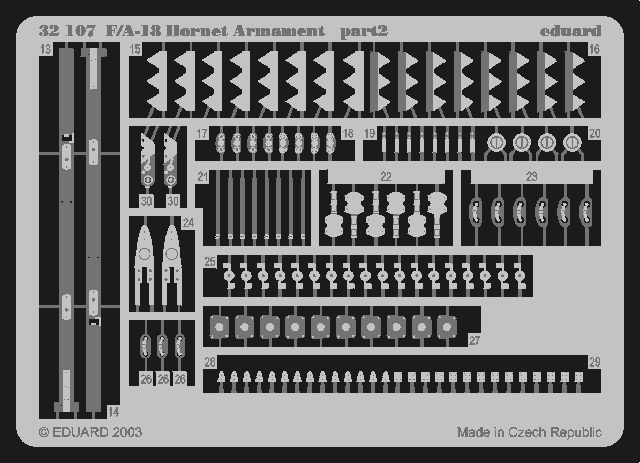 Armement du F-18 Eduard 32107 au 1/32 ACADEMY – Bild 2
