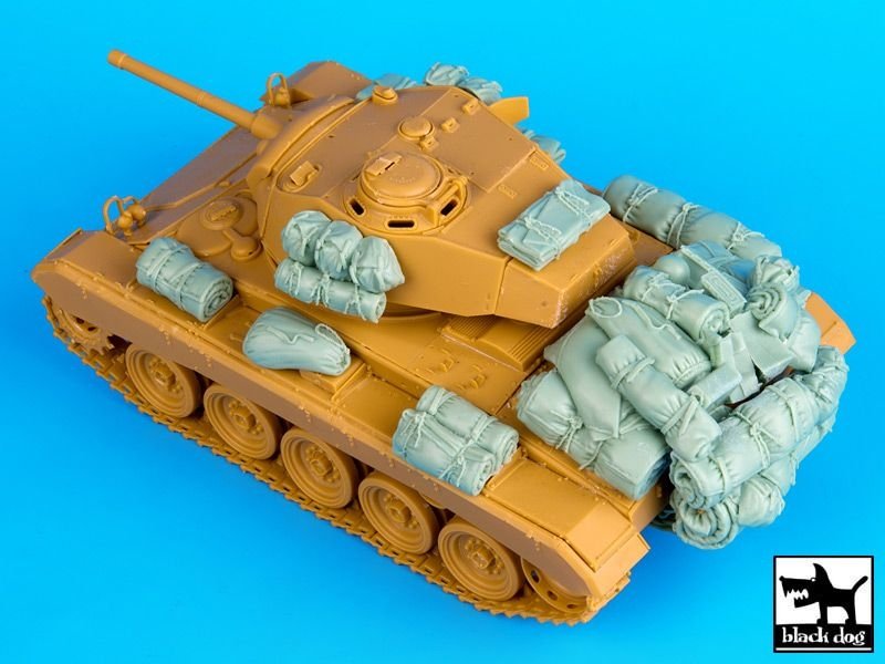 Ensemble d&amp;#39;accessoires Black Dog T35070 M24 Chaffe au 1/35  – image 4