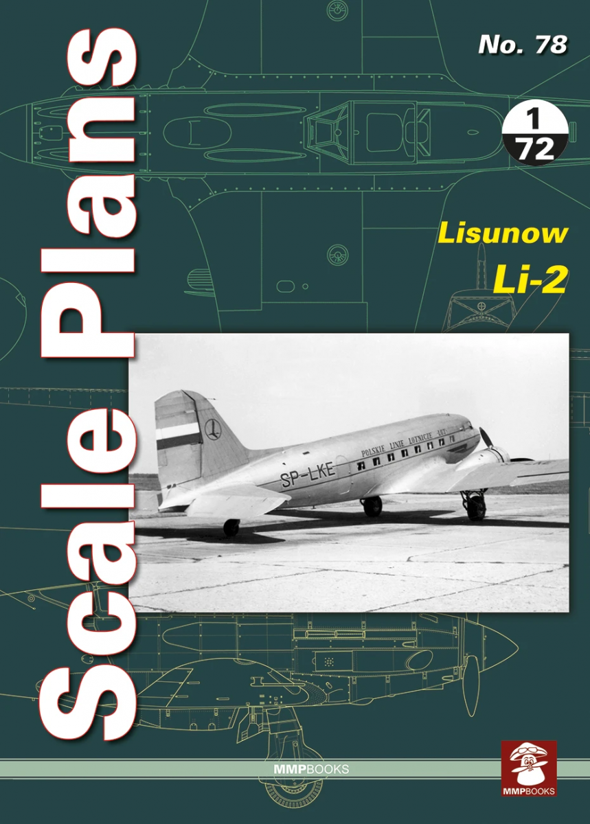 MMP Books 49890 Plans à l&amp;#39;échelle n° 78 Lisunov Li-2 FR