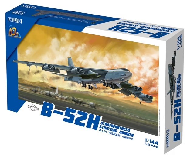 Maquette Great Wall Hobby L1008 B-52H Stratofortress Bombardier stratégique 1/144
