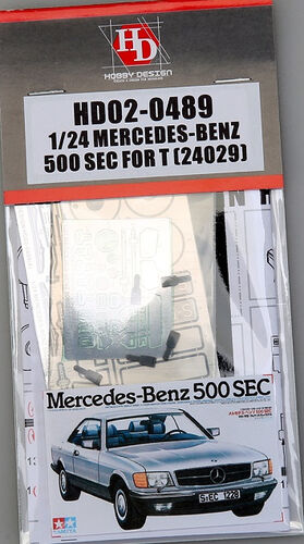 Hobby design HD02-0489 Mercedes-Benz 500 SEC - PE Parts for Tamiya 1/24