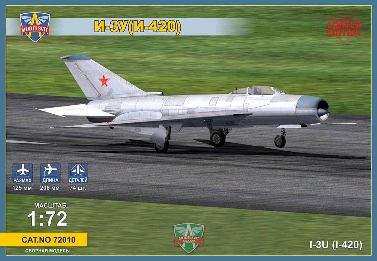 Modelsvit 72010 Mikoyan I-3U (I-420) Intercepteur soviétique 1/72