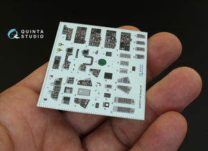 Intérieur imprimé en 3D et coloré sur papier décalcomanie Quinta Studio QD48070 F-14D (pour maquette Tamiya) 1/48 – image 5