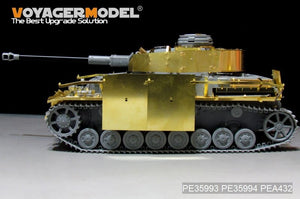 Voyager modèle PEA432 WWII allemand Pz.Kpfw.IV Ausf.G (LateProduction) Schurzen (pour Border 35001) 1/35 – immagine 2