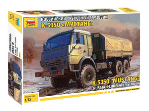 Zvezda 5074 KAMAZ K-5350 Mustang camion russe à 3 essieux 1/72