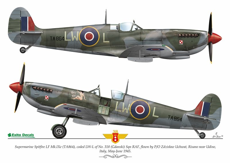 Décalcomanies Exito ED72003 Sexy Spitfires - Supermarine Spitfire LF Mk Vb - VIII - IXe 1/72 – image 5