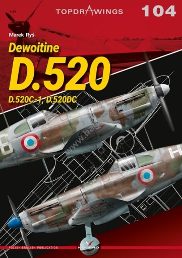 Kagero 7104 Dewoitine D.520 FR/PL 