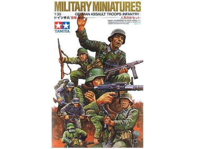 Tamiya 35030 Troupes d'assaut allemandes (1/35)