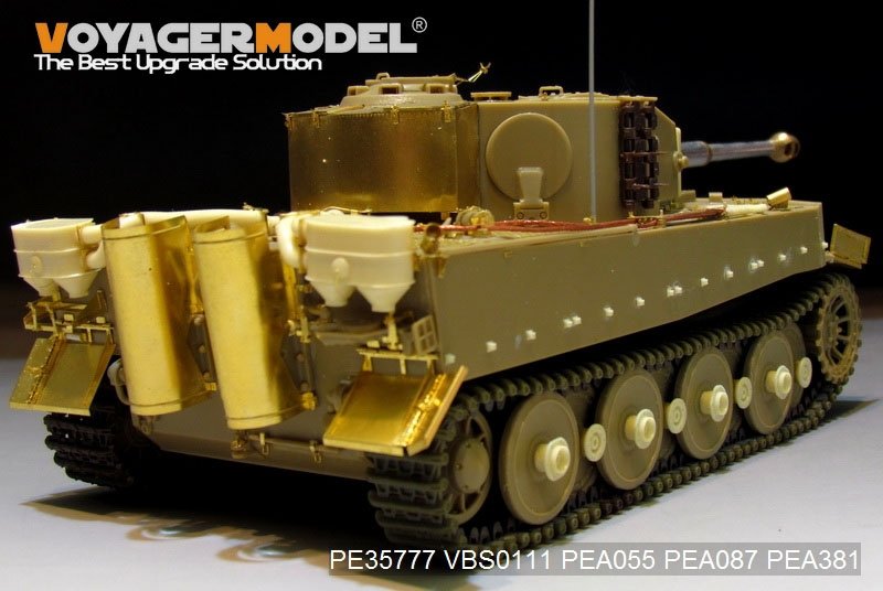 Modèle Voyager PEA381, axes de roues de char allemand Tiger I de la Seconde Guerre mondiale (16 pièces), échelle 1/35 – image 2