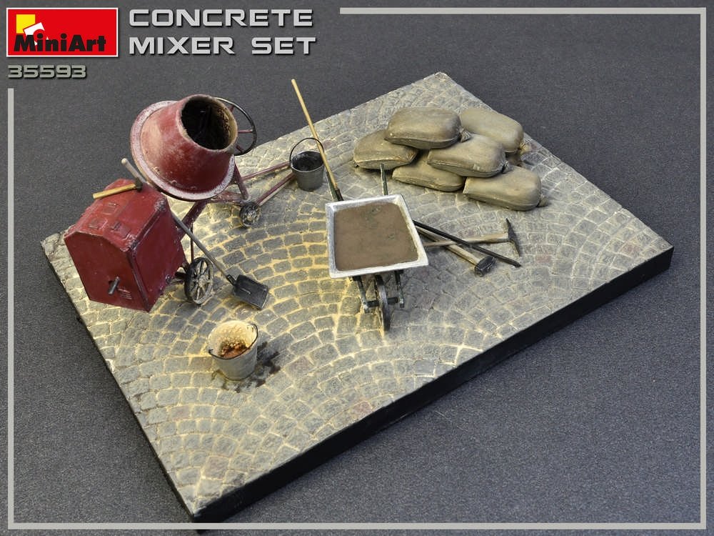 MiniArt 35593 ENSEMBLE BÉTONNIÈRE 1/35 – imagen 4