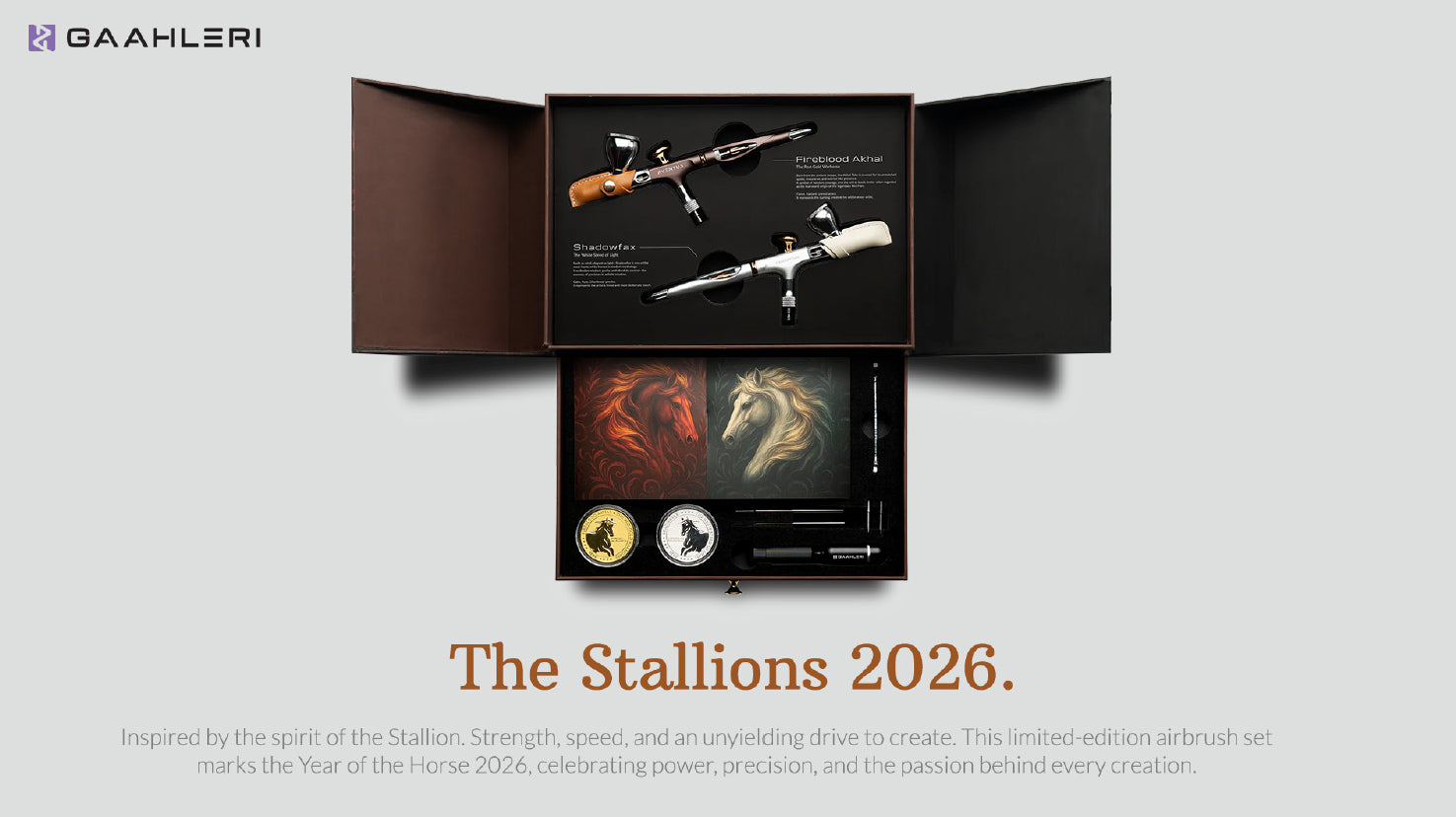 Gaahleri 47743 Gaahleri The Stallions - 2026 Limited Edition (Airbrush Aventus Series) – image 2