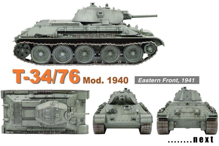Dragon 6092 T-34/76 - Version 1940 (1/35) – Bild 6