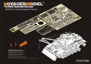 Maquette Voyager PE351028 M728 CEV (Véhicule de génie de combat) (Pour AFV CLUB AF35254) 1/35