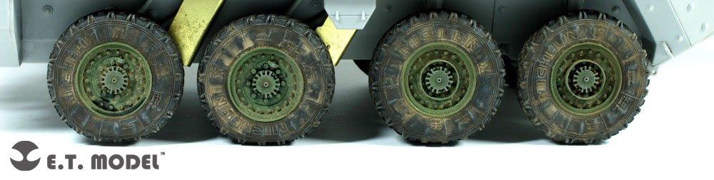 Roues de route lestées pour véhicule blindé Stryker de l&amp;#39;armée américaine, modèle ET ER35-011, pour AFV Club, échelle 1/35 – immagine 2