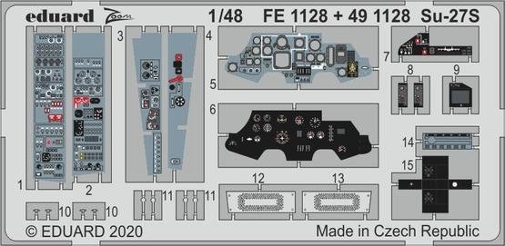 Intérieur du Su-27S Eduard 491128 KITTY HAWK 1/48