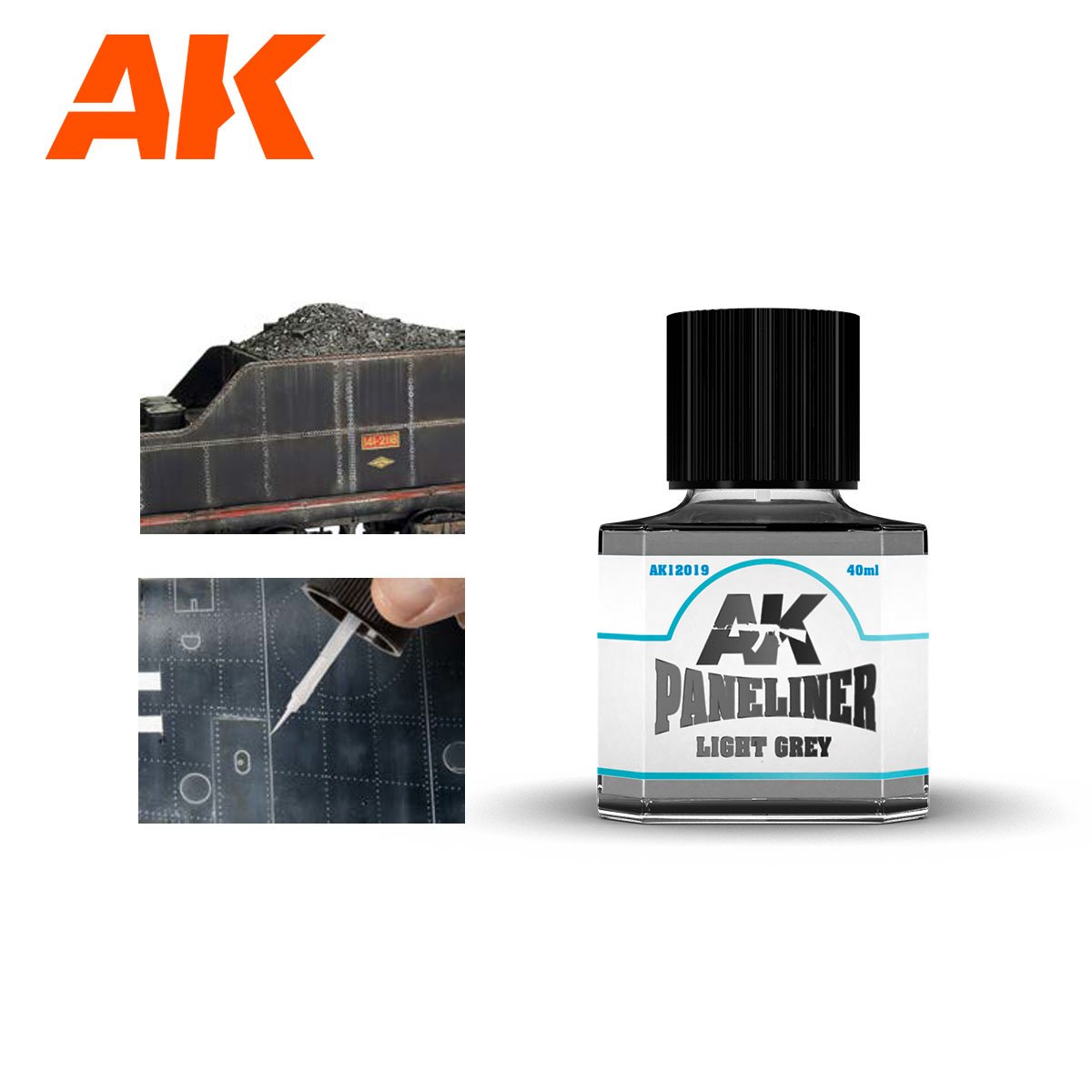 AK Interactive AK12019 PANNEAU GRIS CLAIR – PANELADOR GRIS CLARIO