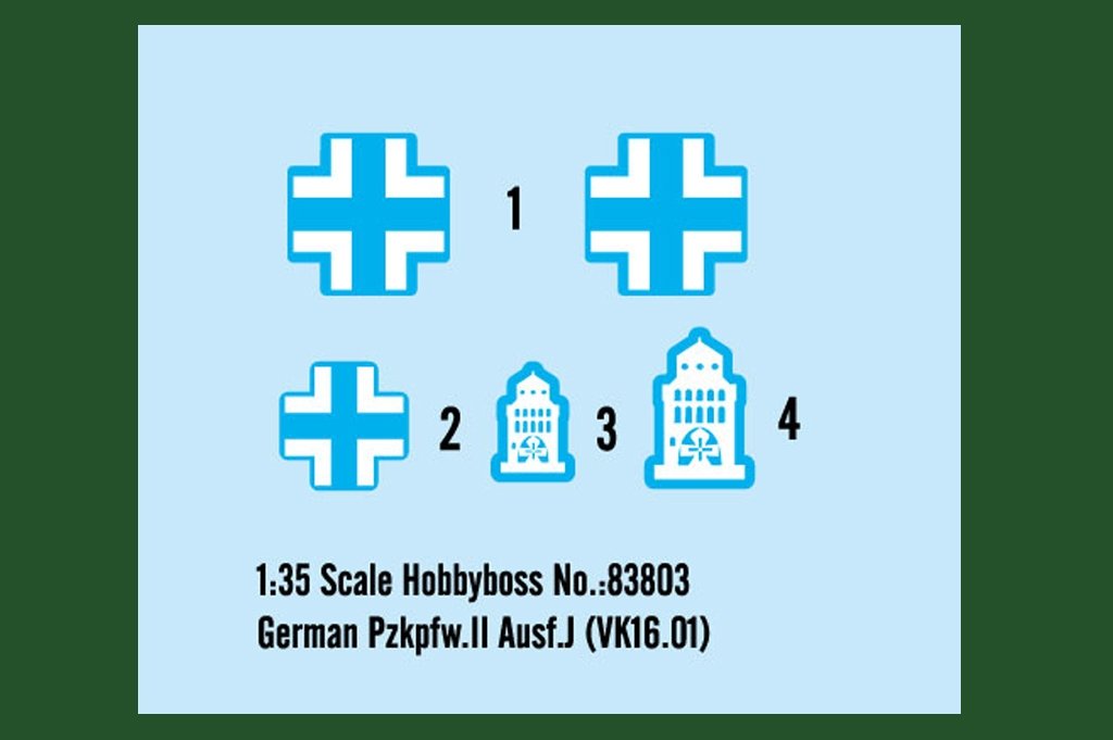 Hobby Boss 83803 allemand Pzkpfw.II Ausf.J VK16.01 (1/35) – Bild 3