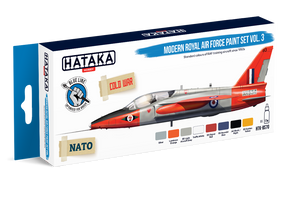 Hataka HTK-BS70 Ensemble de peinture moderne Royal Air Force vol. 3 8x17ml