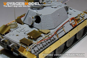 Maquette Voyager PE35983 Char Panther D allemand de la Seconde Guerre mondiale, version tardive de base, pour TAKOM 2104, échelle 1/35 – immagine 17