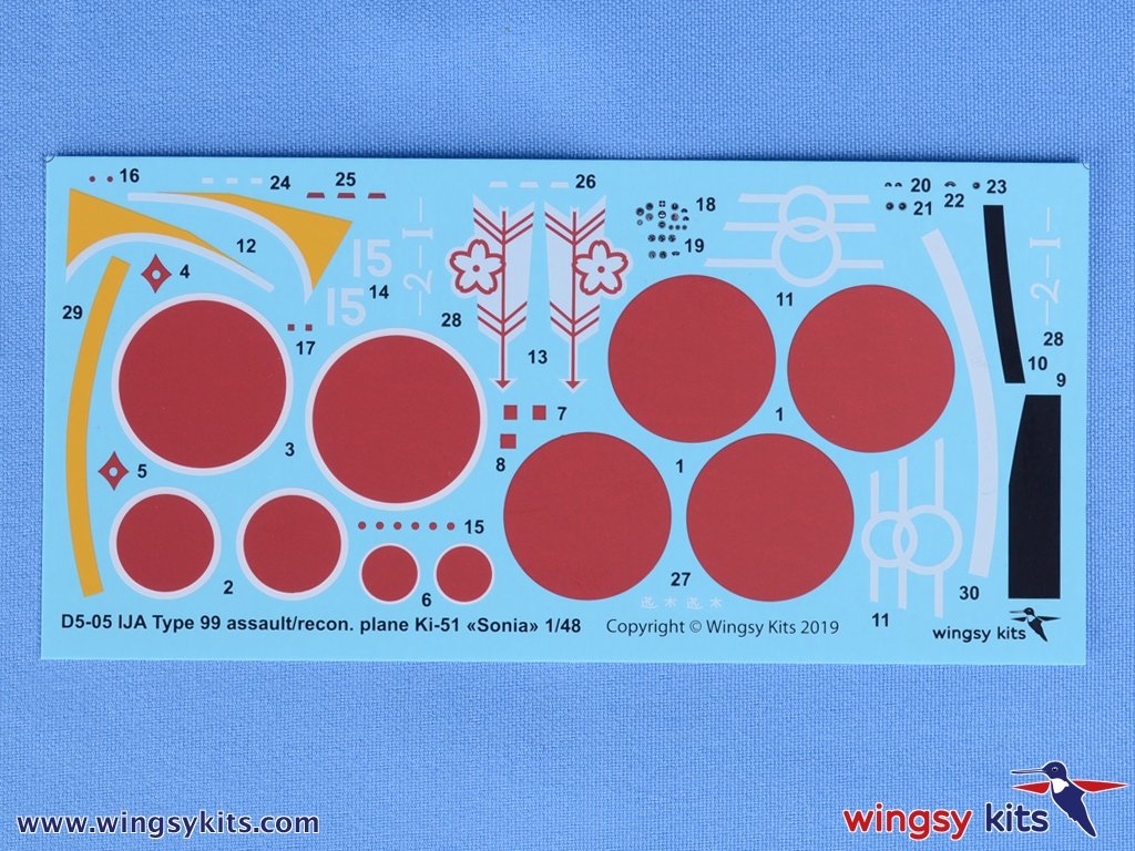 Maquette Wingsy D5-05 Avion d&amp;#39;assaut/reconnaissance IJA Type 99 Ki-51 « Sonia » 1/48  – Bild 15