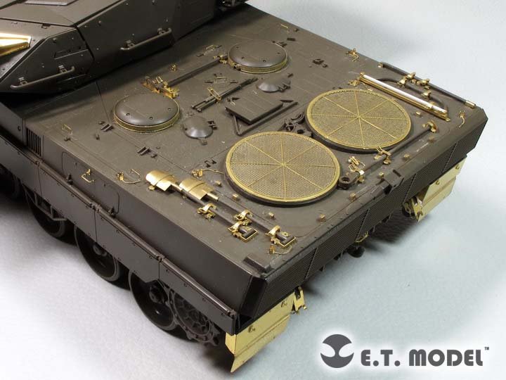 Grilles de support de moteur et de tourelle ET Model EA35-115 pour maquette TAMIYA au 1/35 du char de combat principal allemand Leopard 2 A5/6 – Bild 3