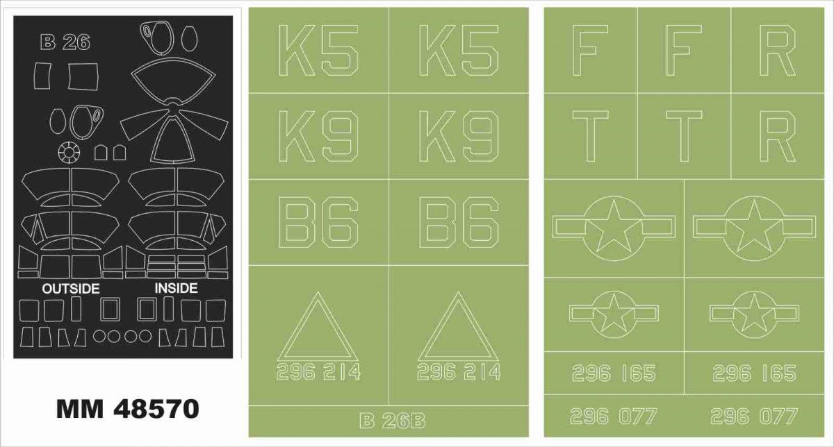 Montex MM48570 B-26B MARAUDER pour ICM 48320 1/48