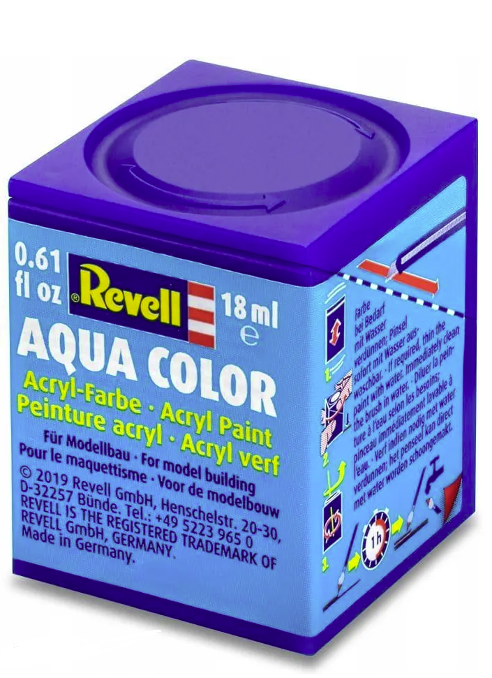 Revell 36150 Bleu clair brillant RAL 5012 Aqua Color 18 ml – immagine 2