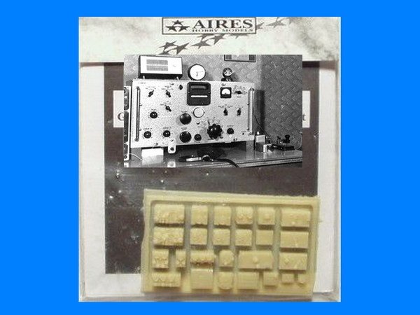 Ensemble radio pour avions allemands Aires 7047, échelle 1/72