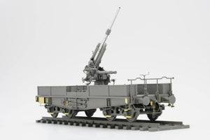 Maquette Border BT-044 Canon antiaérien allemand de 88 mm Flak 36 avec wagon SSys 1/35 – immagine 5