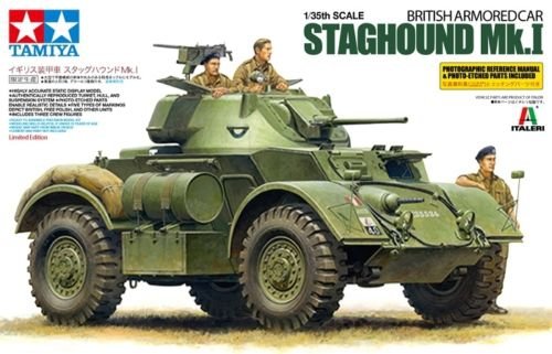 Tamiya 89770 Voiture blindée britannique Staghound - Mk.1 (1/35)