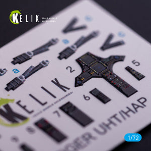 Décalcomanies 3D intérieures KELIK K72089 pour maquette Revell au 1/72 de l&amp;#39;Eurocopter Tiger UHT/HAP – immagine 4