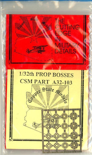 Copper State Models A32-103 Prop Bosses 1/32