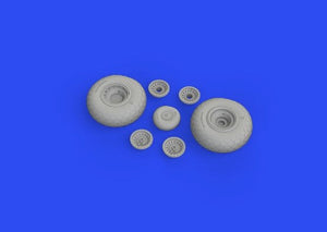 Roues Eduard 648644 B-17 à bande de roulement ovale HKM 1/48 – immagine 3