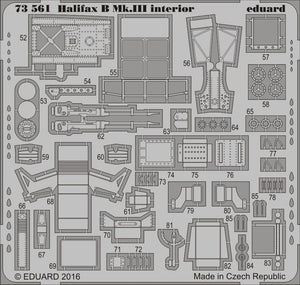 Intérieur du Halifax B Mk. III Eduard 73561 REVELL 1/72 – image 2