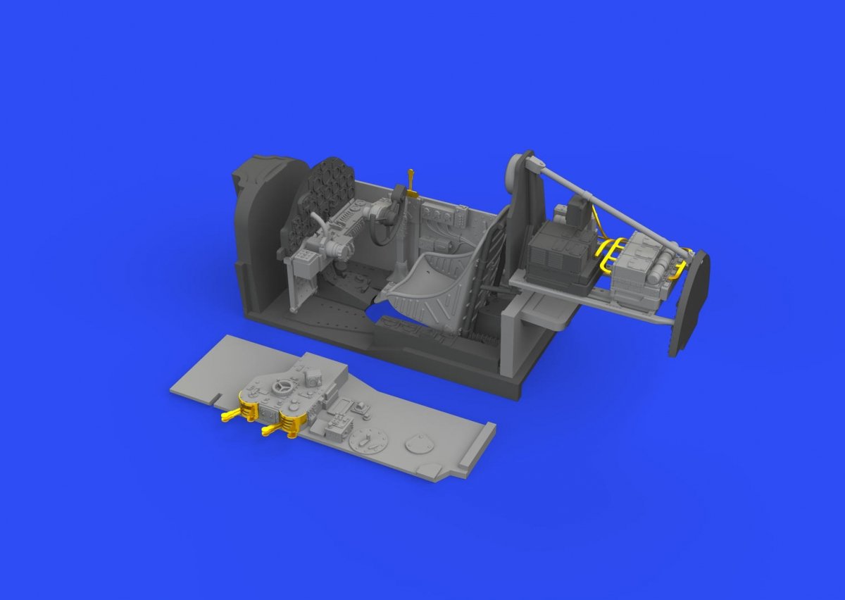 Cockpit Eduard 648544 P-38F 1/48 TAMIYA – immagine 3