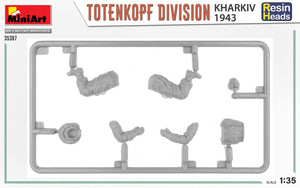 MiniArt 35397 DIVISION TOTENKOPF. KHARKOV 1943. TÊTES EN RÉSINE 1/35 – immagine 5