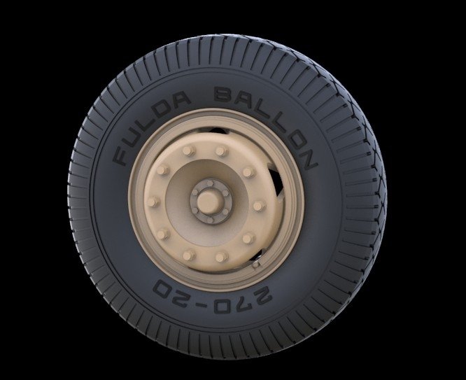 Roues de route Panzer Art RE35-244 pour Mercedes 4500 (premier modèle) 1/35 – imagen 3