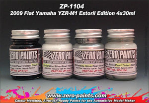 Kit de peinture Zero Paints ZP-1104 Yamaha YZR-M1 2009 Team Fiat Estoril Edition (4 x 30 ml) – imagen 2