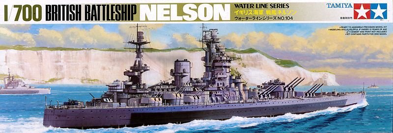 Tamiya 77504 Nelson Bri. Cuirassé 1/700