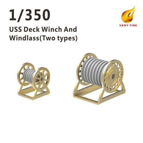 Très Fire USS01 Treuil de pont et guindeau USS deux types (30 jeux) 1/350