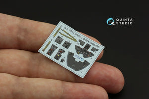 Intérieur imprimé en 3D et coloré sur papier décalcomanie (accessoire transparent) Quinta Studio QD72040 XA2D-1, échelle 1/72 – Bild 4