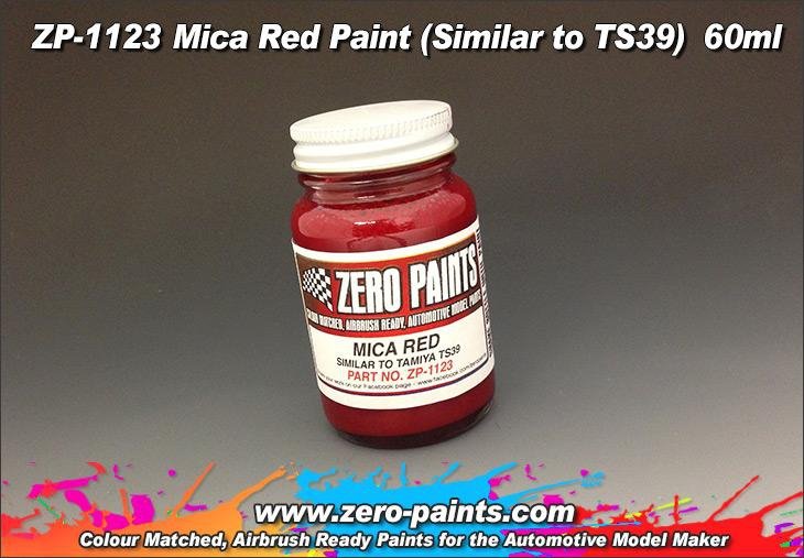 Peinture rouge mica Zero Paints ZP-1123 (similaire à TS39) 60 ml