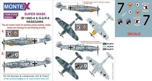 Montex K32244 Bf 109G-6 &amp;amp; G-6/R-6 1/32