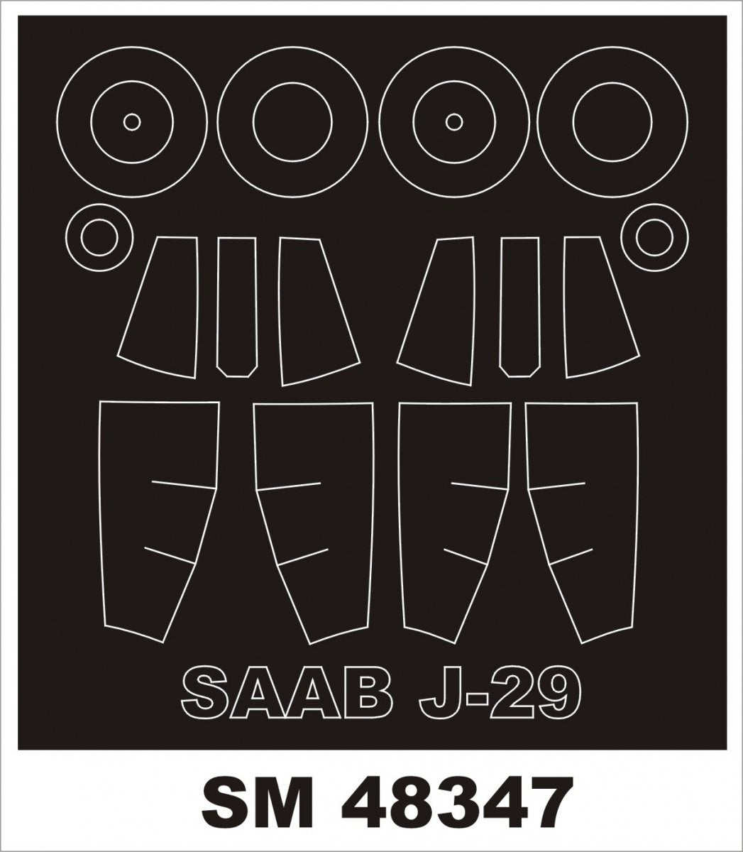 Montex SM48347 MODÈLE Saab J29 AZ